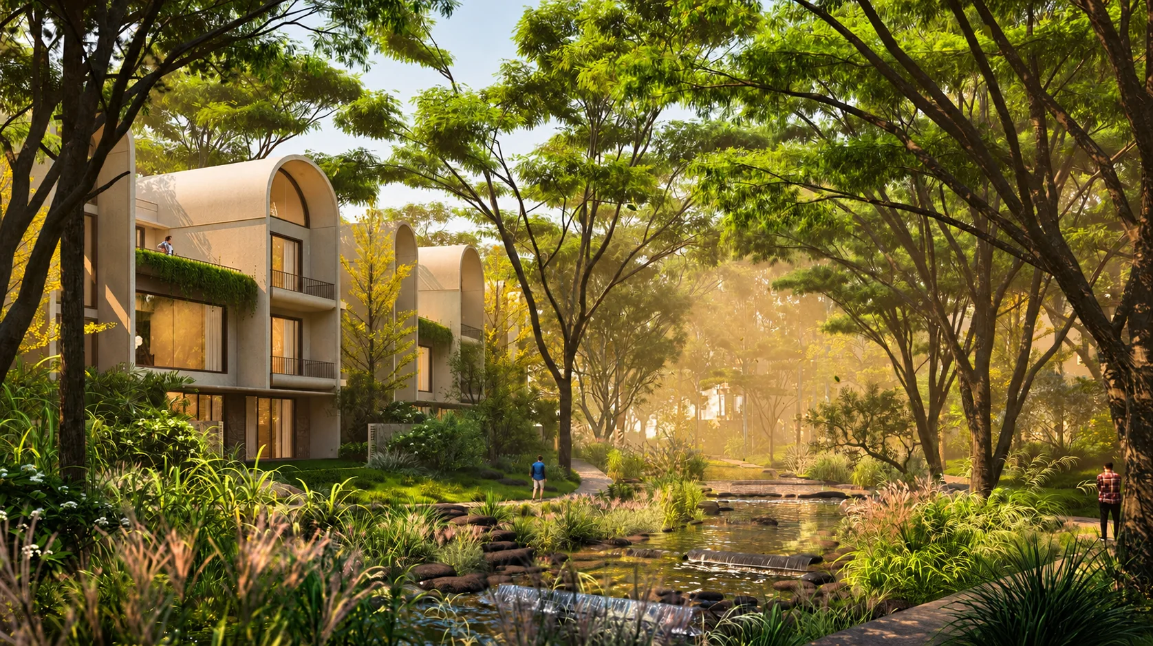 Golden woodland retreat