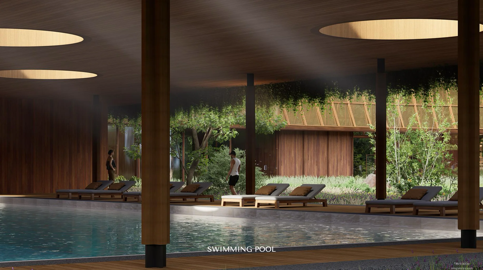 Embassy project render — amenities overview
